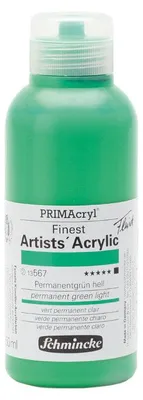 Produktbild von Schmincke PRIMAcryl Professional Acrylfarben 250 ml - 567 Permanentgrün fluid