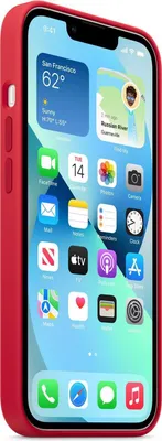 Zdjęcie produktu dla Apple MC4E4ZM/A, Pokrowiec, Apple, iPhone 13, 15,5 cm (6.1"), Czerwony
