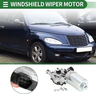 Image de Moteur D'Essuie-Glace Pour Pare-Brise Avant De Voiture, Remplacement Du Moteur D'Essuie-Glace Pour Chrysler Pt Cruiser 2006-2010 Pour Hummer H3 No.10389558/5175910Aa 5 Broches