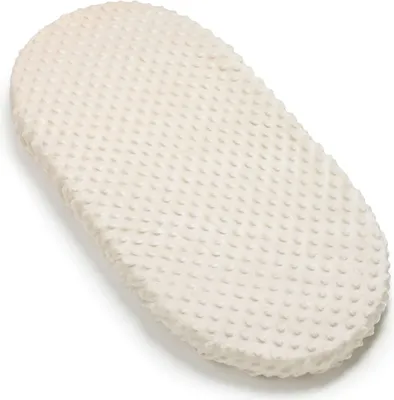 Produktbild von Ecru Minky Spannbettlaken mit Gummiband 80x40cm