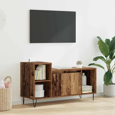 Productafbeelding van Maison Exclusive - TV-meubels: 100 x 35 x 55 cm, gemaakt van gerecycled hout en houtvezel