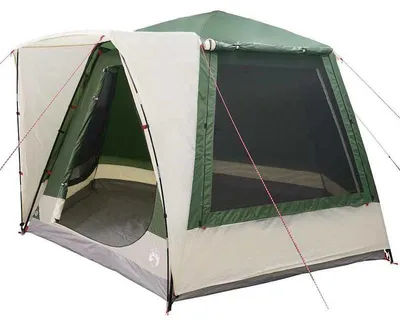 Produktbild von Trekkingzelt, geräumig für 3-4 Personen, strapazierfähiges Polyesterfaser, MULTI