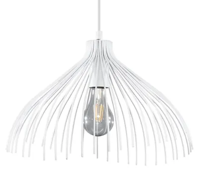 Image de Lampe pendante UMB blanc 1xE27 15W acier 125x40x40cm Sollux Lighting