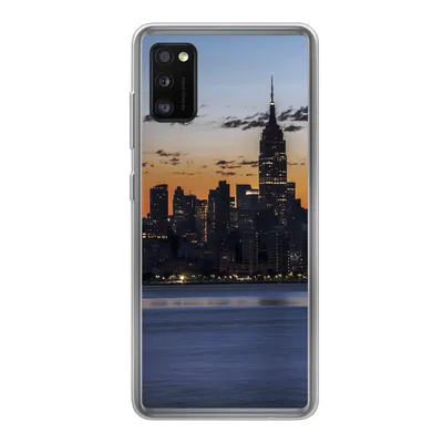 Produktbild von MuchoWow® Handyhülle Schutzhülle Hülle für Samsung Galaxy A41 New York - Skyline - Amerika Silikon Softcase Handy Hülle - Mobiltelefon
