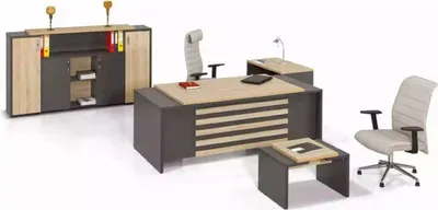 Zdjęcie produktu dla Biurko do gabinetu designerskie meble gabinetowe JVmoebel