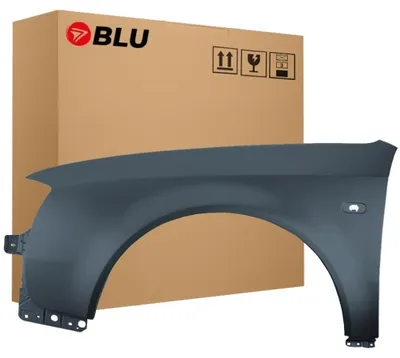 Obrázek produktu pro BLU Blatník náhrada pro Audi A6 C5 LIFT LX7Z Levý Stříbrný DelphinGrau | 2001-2005 | Přední | Lakovaný | Připravený k montáži, Obrázek vytvořený pomocí AI