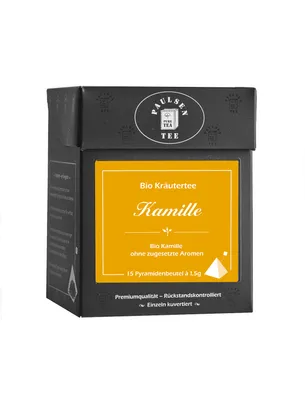 Produktbild von Paulsen Kamille Kräutertee | Organic | 15 Pyramidenbeutel