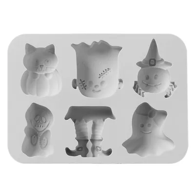 Produktbild von Silikon Backform Gruselmotive Halloween Minicakes