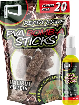 Produktbild von Pelzer Friedfischfutter PVA Bomb-A Sticks (Halibut)