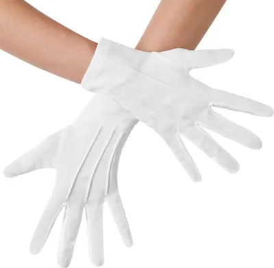 Produktbild von Handschuhe mit Biesen - weiß