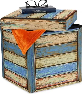 Produktbild von Vintage-Hocker mit Stauraum
