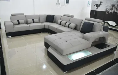 Productafbeelding van Woonkamer, bank, bekleding, leren bank, set, hoekbank, bankstellen, leer