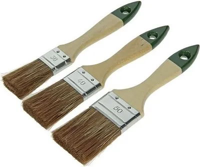 Produktbild von SAM 3-teiliges Fleckenpinsel-Set flach