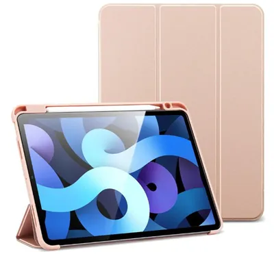 Produktbild von Schutzhülle für Apple iPad 12th 11" (A18) / iPad 11th 11" (A16) / iPad 10 10.9" Generation (2026/2025/2022) Tasche Hülle - ROSA mit Stifthalter