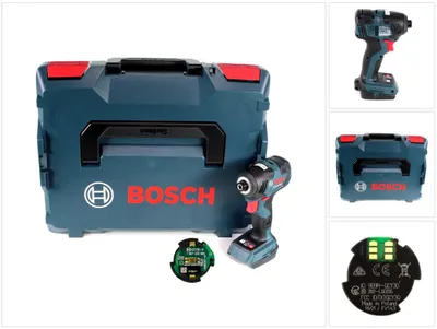 Obrázok produktu pre Akumulátorový rázový uťahovák Bosch GDR 18V-200 C 18V 200Nm Brushless Solo + Connectivity Module + L-Boxx - bez akumulátora, bez nabíjačky