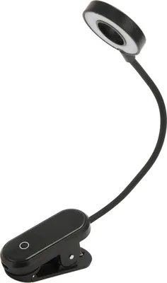 Imagen del producto de Lámpara de escritorio con pinza, control táctil y múltiples funciones, luz de escritorio con cuello de cisne de 360 grados para leer en la cama o en la cabecera