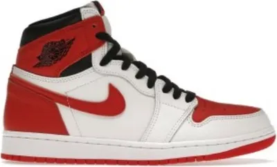 Produktbild von Nike Air Jordan 1 Retro High OG Heritage White/University Red-Black - EU 41