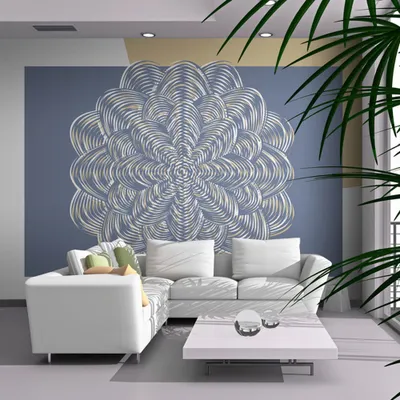 Produktbild von Basera Fototapete Schnörkelmotiv 10040905-98, Vliestapete, 200x154 cm