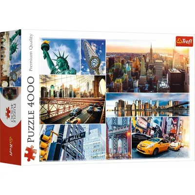 Zdjęcie produktu dla Puzzle 4000 Nowy Jork Kolaż 45006