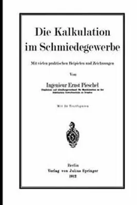 Immagine prodotto di Die Kalkulation im Schmiedegewerbe