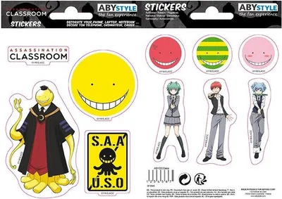 Productafbeelding van ASSASSINATION CLASSROOM - Koro - Stickers, 16x11 cm / 2 vellen