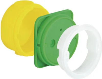 Produktbild von Kaiser Betonbau Gerätedose CEE 16A mit Dichtring IP 34, T=66mm, 1 Stk.
