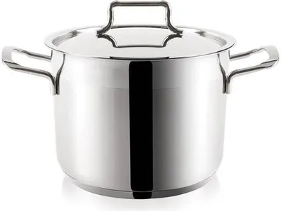 Produktbild von Orion Kochtopf Stahltopf mit Deckel 18/10 PREMIUM Induktion 6,5l