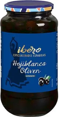 Produktbild von Geschwärzte Hojiblanca Oliven entsteint