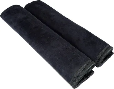 Productafbeelding van Gordelpads - Schouderbeschermers - Comfortabel Rijden - Zachte Microvezel - 2 Stuks - Zwart