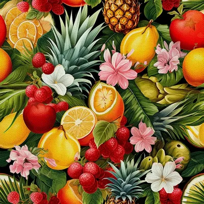 Produktbild von OUTDOOR DEKOSTOFFE OXFORD - Motiv Obst | DX6575