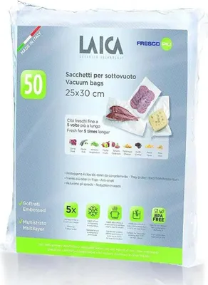 Immagine prodotto di Laica VT3510 Sacchetto Sacchetti per Sottovuoto Alimenti Vacuum Sealer Bag