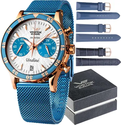 Image de Montre bleue Vostok Europe VK64-515B527BBL