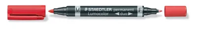 Immagine prodotto di Penna a sfera bifacciale M-F rossa Staedtler