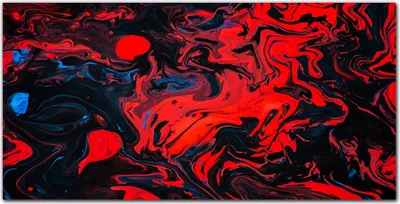 Produktbild von Coloray Bild aus Acryl 120 cm x 60 cm - Gehärtetes Acryl Acrylblock mit Bild Wohnzimmer Küche Dekoration Wanddekoration - Rote Zusammenfassung