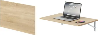 Produktbild von Dmora Klapptisch Grandate 78x50x21h cm Eichebraun, platzsparend