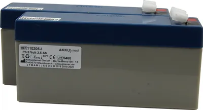 Produktbild von Blei Akkueinsatz passend für Protocol Propaq 102EL/104/106/202EL