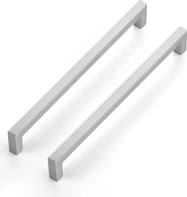 Obrázek produktu pro Sada nábytkových úchytek - nerezová ocel - 256 mm - 5 kusů - stříbrná