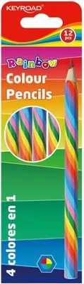 Produktbild von Buntstifte 12 Stück Keyroad Rainbow KR971762 Preis gegen Aufpreis.