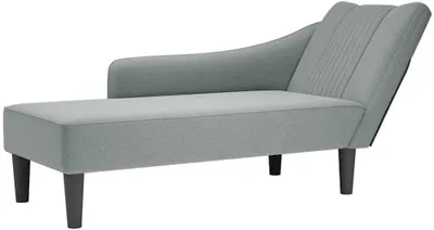 Produktbild von Bequeme Chaiselongue zum Entspannen mit Polyesterbezug und hochelastischem Schaumstoff für Wohnzimmer und Büro