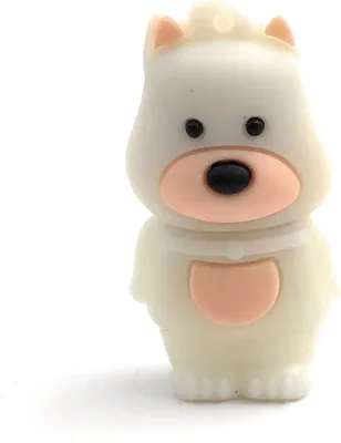 Produktbild von Onwomania Bär Eisbär Polarbär weiß USB Stick USB Flash Drive 64GB Usb 3.0
