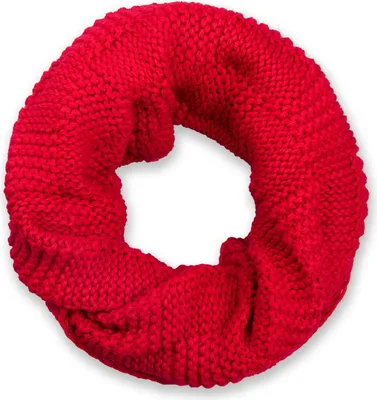 Produktbild von styleBREAKER Uni Strick Loop Schal mit Patentmuster, Uni Feinstrick Schlauchschal, Winter Strickschal 01018152