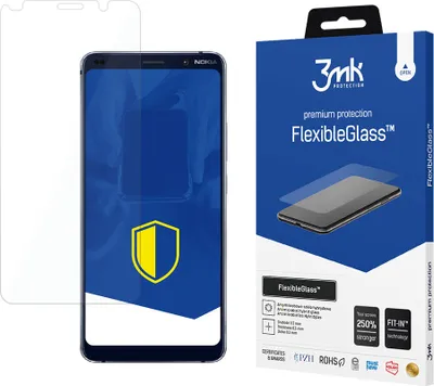Produktbild von 3mk Display Hybridglas FlexibleGlass für Nokia 9 Pureview 0,3mm 7H