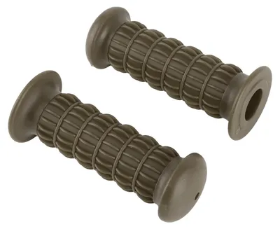 Image de Poignées universelles en caoutchouc pour moto, pour guidon de moto, 25–28 mm, vert