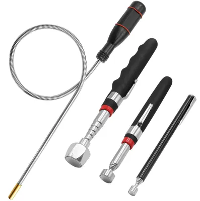 Magnetische Teleskopstange 4er-Set, 1,5–16 LB Tragkraft