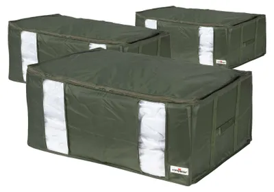 Zdjęcie produktu dla COMPACTOR – Zestaw 3 worków próżniowych Ecologik XXL – 65 x 45 x wys. 27 cm – zielony