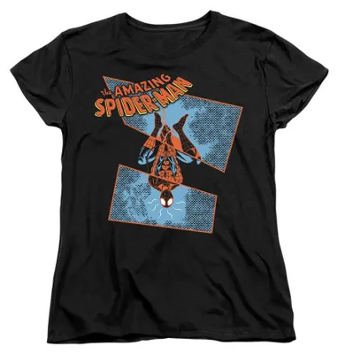 Produktbild von Spider-Man - "Spidey Senses Tingling" T-Shirt für Damen TV3104 (XXL) (Schwarz)