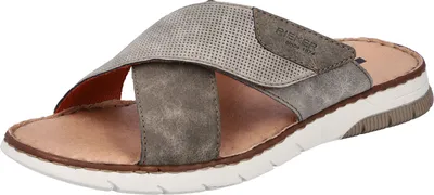 Produktbild von Rieker Herren Pantolette Klettverschluss Clog 25283, Größe:43 EU, Farbe:Mehrfarbig