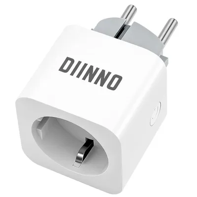 Image de Prise intelligente WLAN DIINNO avec mesure de la consommation d'énergie, contrôle par app et minuterie