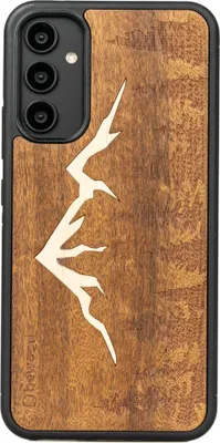 Produktbild von Bewood Holzhülle für Samsung Galaxy A34 5G MOUNTAINS IMBUIA