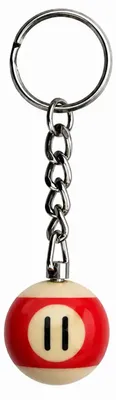 Produktbild von Schlüsselanhänger Billardkugel 25 mm – Nr. 11